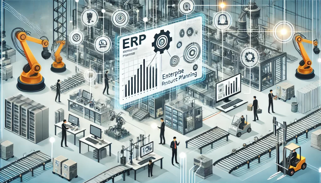 ERP system in a manufacturing